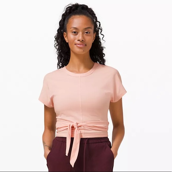 Lululemon It’s a Tie Short Sleeve in Pink Mist - Picture 3 of 7